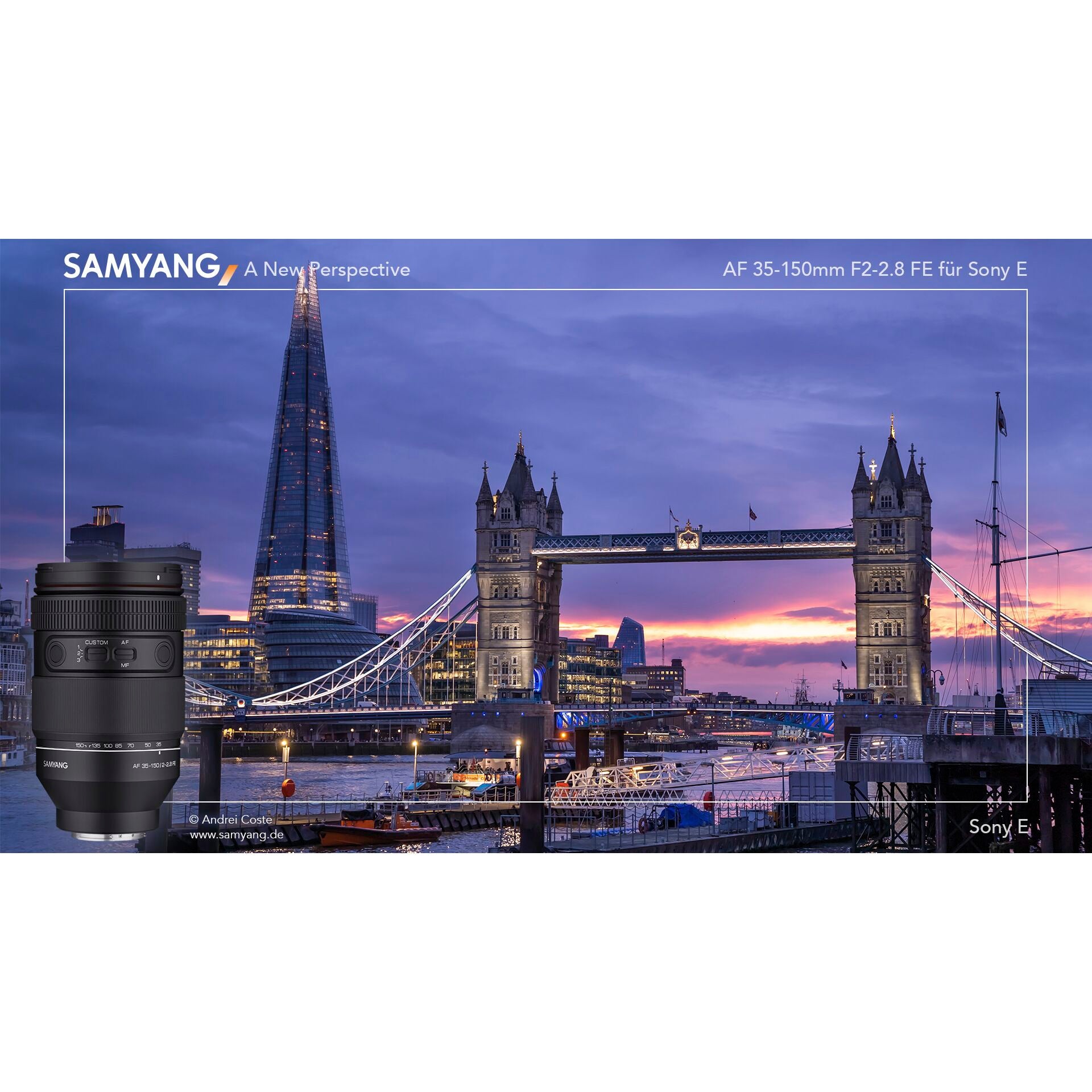 Samyang AF 35-150 mm f/2,0-2,8 FE für Sony E