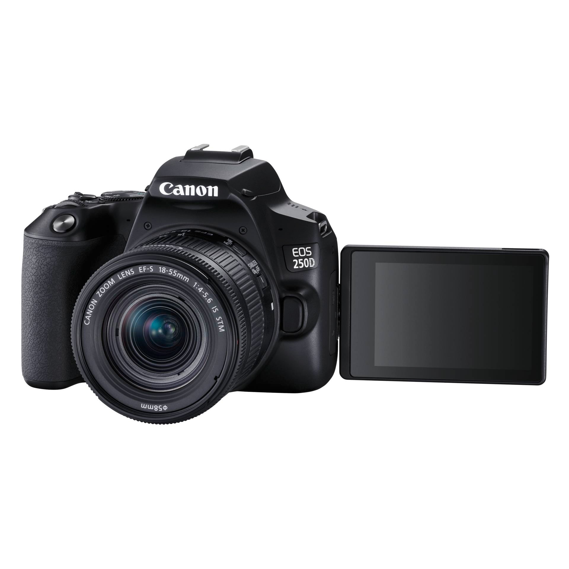 Canon EOS 250D (Schwarz) + EF-S 18-55mm IS STM (Canon 3454C002)