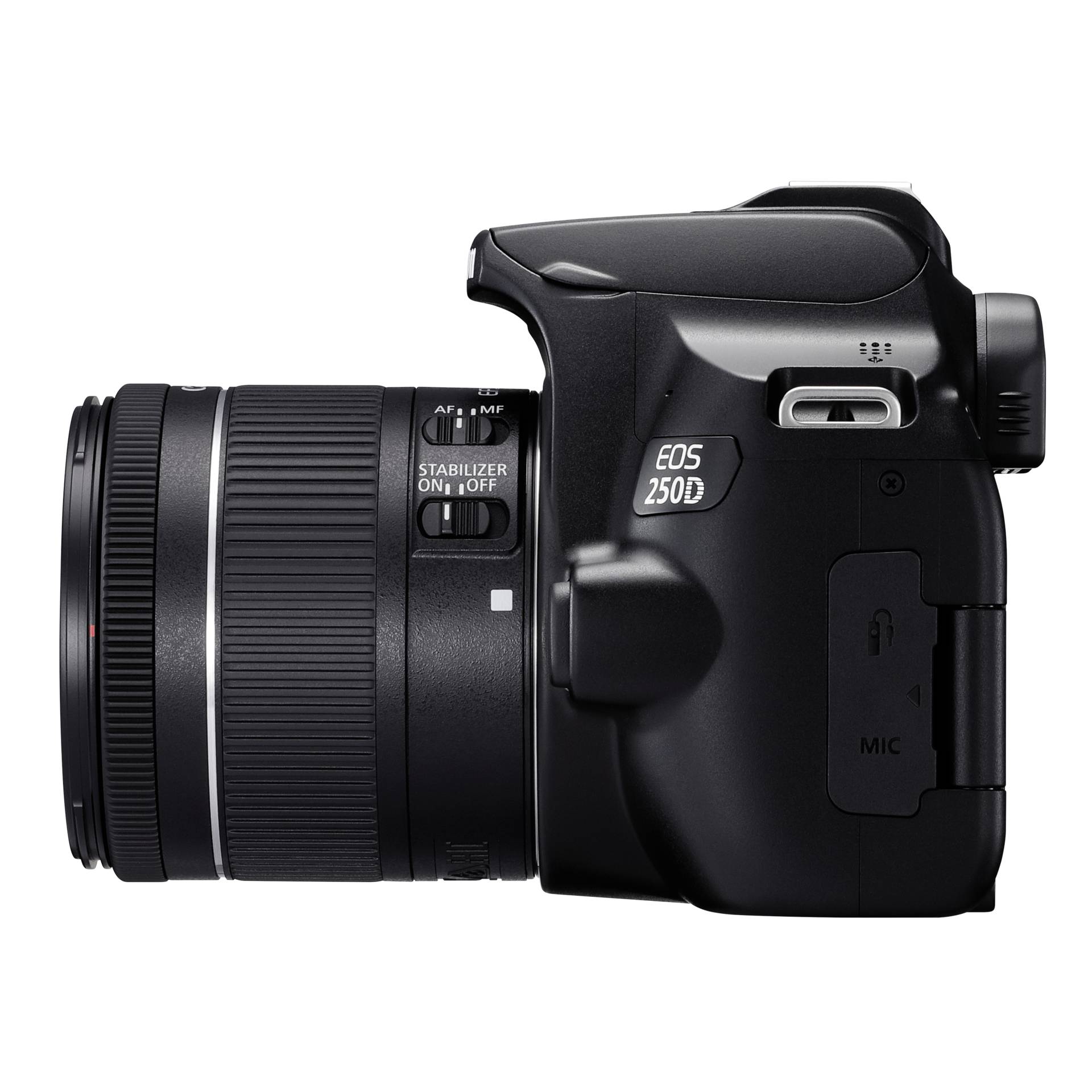 Canon EOS 250D (Schwarz) + EF-S 18-55mm IS STM (Canon 3454C002)