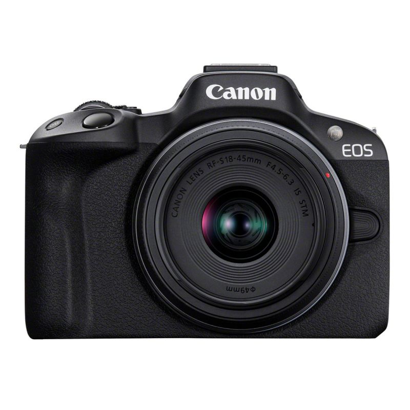 Canon EOS R50 (Black) + Canon RF-S 18-45 mm f/4,5-6,3 IS STM