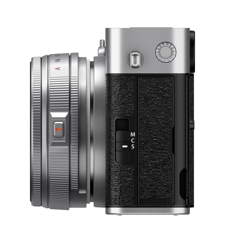 Fujifilm X-E5 (Silber) + Fujifilm XF 23 mm f/2,8 R WR